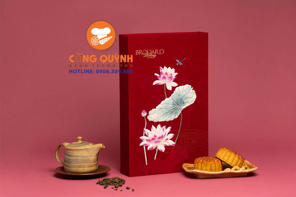 bánh trung thu brodard 2019 họp 6 bánh đỏ