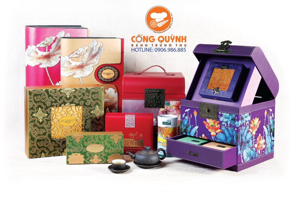 Bánh trung thu Brodard 2017 mẫu mới nhất trên thị trường